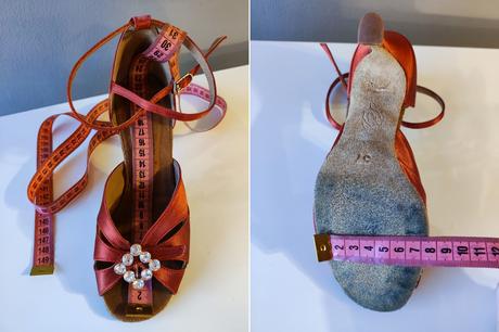 Hnedé topánky na spoločenský tanec 37 1/2, 37