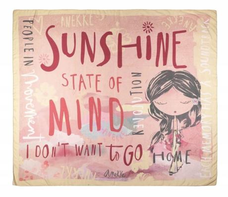 Anekke peace & love plážová deka, 