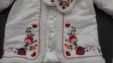 Nádherný zimný kabátik, h&m,80