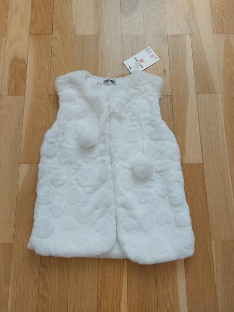 Kožušinová vesta happy house 5y ( 110cm), 110