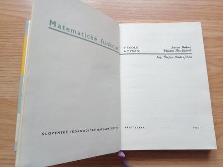 Matematické funkcie v škole a v praxi,