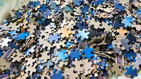Puzzle 1000 ks s rolovacou podložkou,
