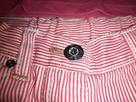 Riflíkové kraťasky geox a tričko adidas, 116