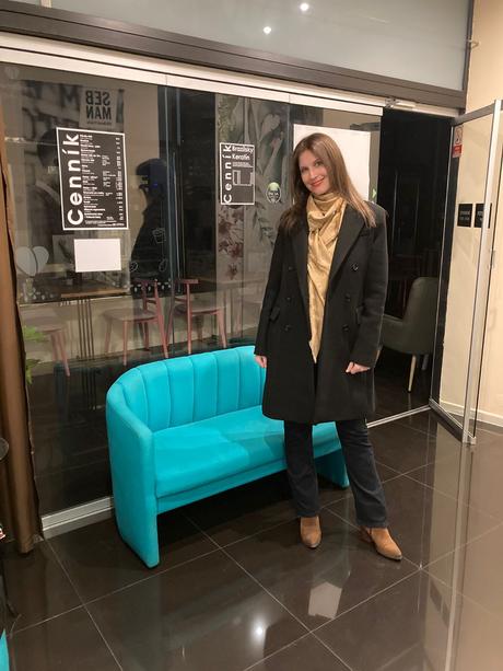 Béžová šatka boss, hugo boss,122