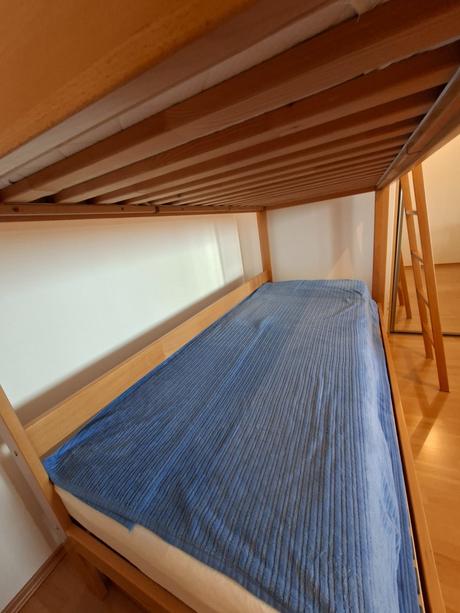 Kvalitná poschodo. posteľ-3 lôž. + nem poloh. rošt, šírka (cm): 90,dĺžka (cm): 200