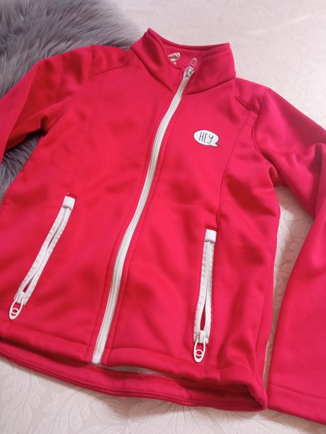 Červený dievčenský kabát (134-140), 134