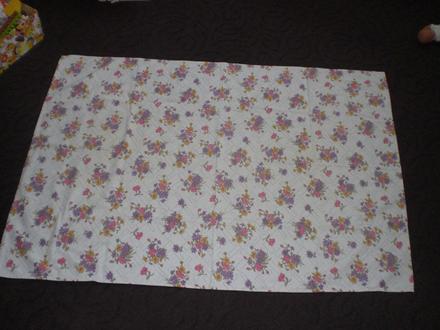 Kvetinková bavlnená plachta na postel 120x60 cm, šírka (cm): 70,dĺžka (cm): 130