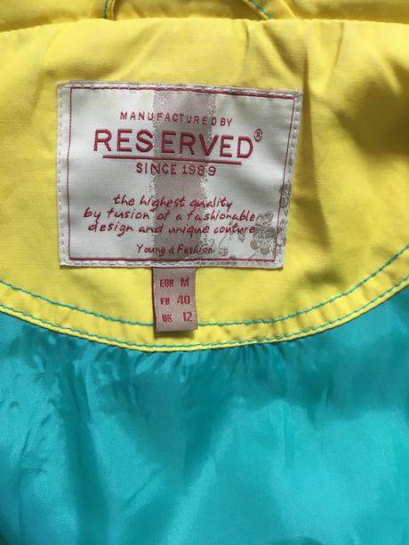 Prechodná žltá bunda m, reserved,m