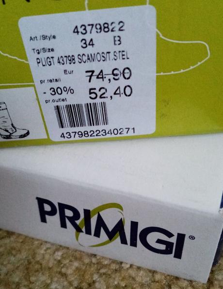 Dievčenské čižmy goretex veĺ.34, zn.primigi, primigi,34
