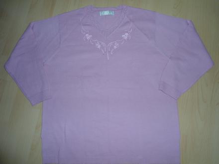Ruzovy sveter, xxxl