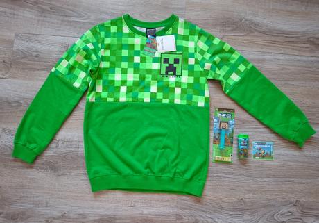 Nová chlapčenská mikina minecraft 170/176, kik,170