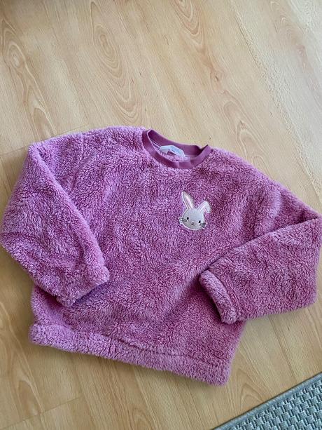 Chlpatá mikina, h&m,128