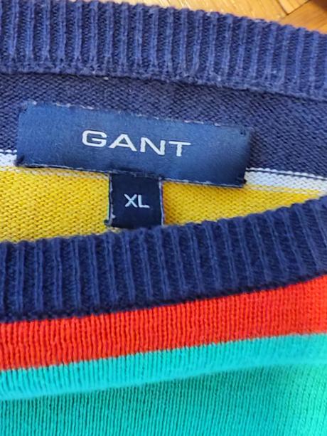 Gant originál pánský kvalitný krásny sveter xxl, gant,xxl