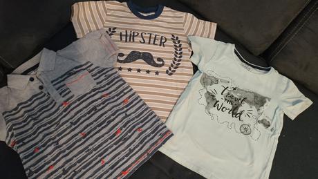 Tričká chlapč. 3ks 122, 122