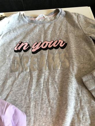 Predlžená mikinka, veľ. 170, 5 eur, h&m,170