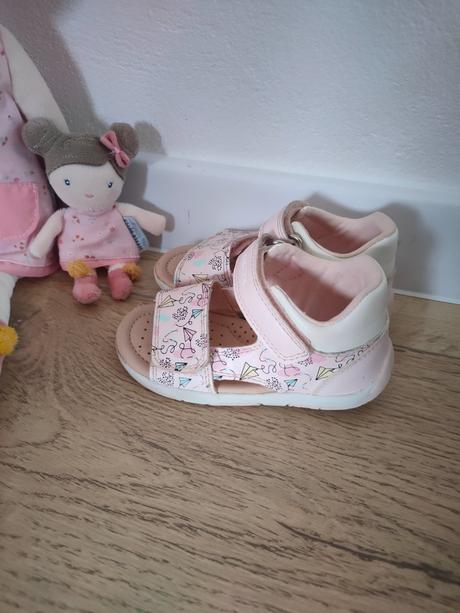 Dievčenské kožené sandále geox, veľ. 23, geox,23