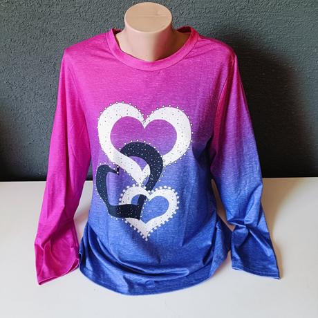 Tričko so srdieckom, xl