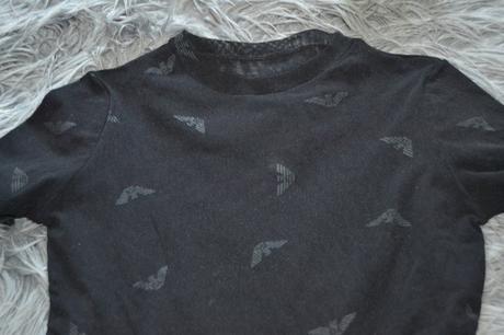Sieťovaný top (mesh top) emporio armani, veľ. m, armani,m