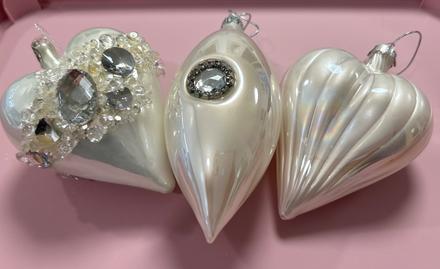 Ozdoba na vianočný stromček spolu 3 ks, 