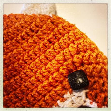 Ručne háčkovaná čiapočka - líška, 62