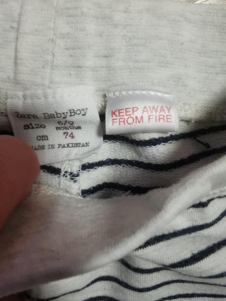 2 x tepláky, zara,74