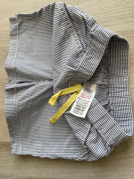 Tričko a kraťasy, marks & spencer,74