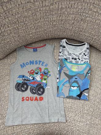Predám rôzne chlapč. tričká rukávov veľk. 122, 122
