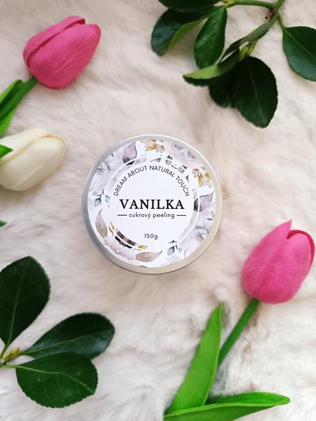 Cukrový peeling vanilka - 150g, 