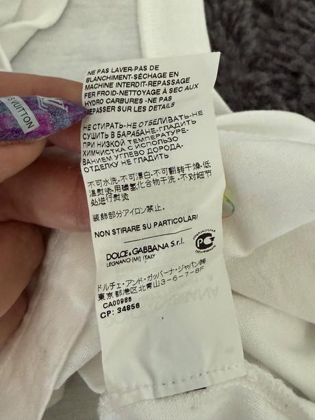 Tričko dolce & gabbana, l
