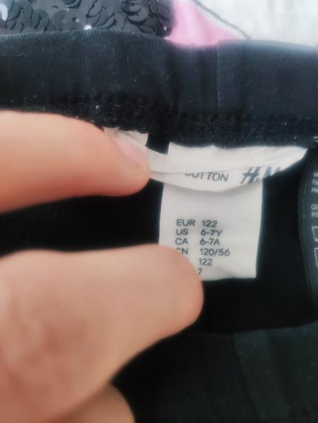 Tričko f&f + 3/4 legínky h&m - veľ. 122/128, f&f,122
