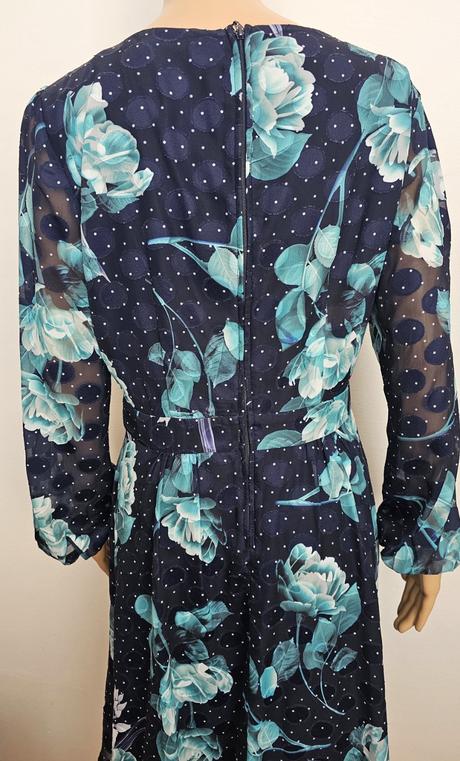 Šaty s kvetmi, orsay,38