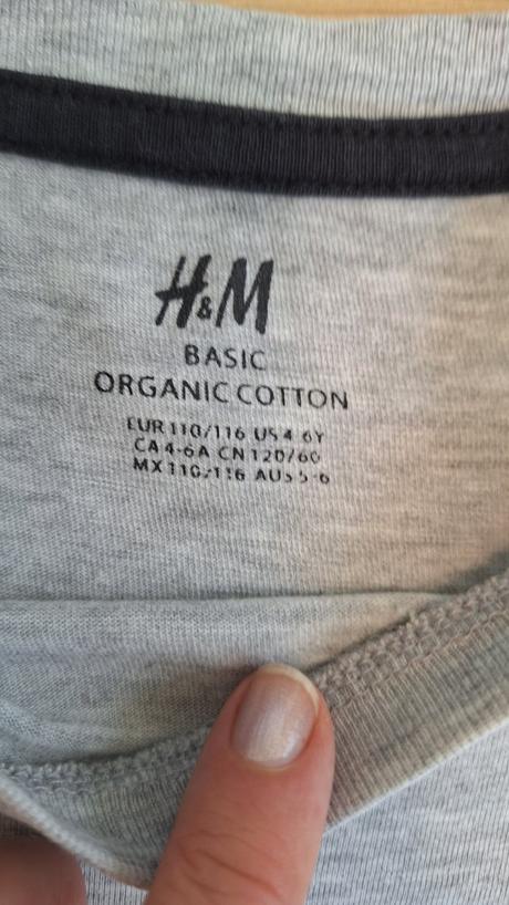 Kratke tricko 110/116, h&m,116