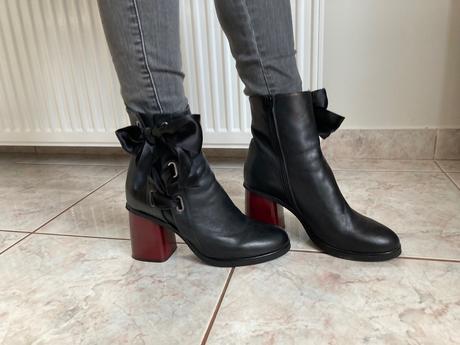 Kožené čižmy eva minge, 40