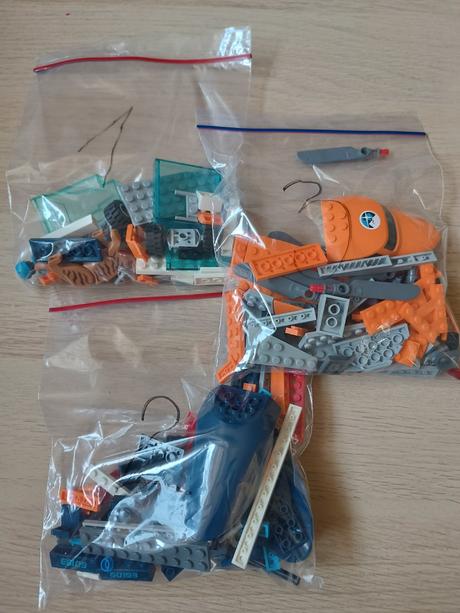 Lego city 60193 polárne lietadlo plus 60191,