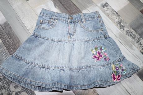 Riflová sukňa, h&m,86