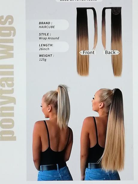 Predlžovanie vlasov s dlhým rovným chvostom 40,