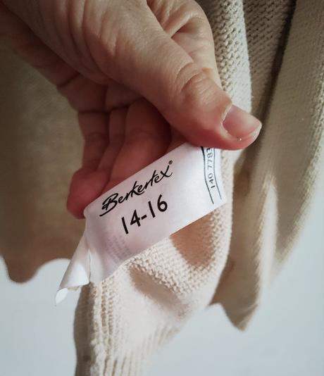 Dámsky krémový kardigán, xl