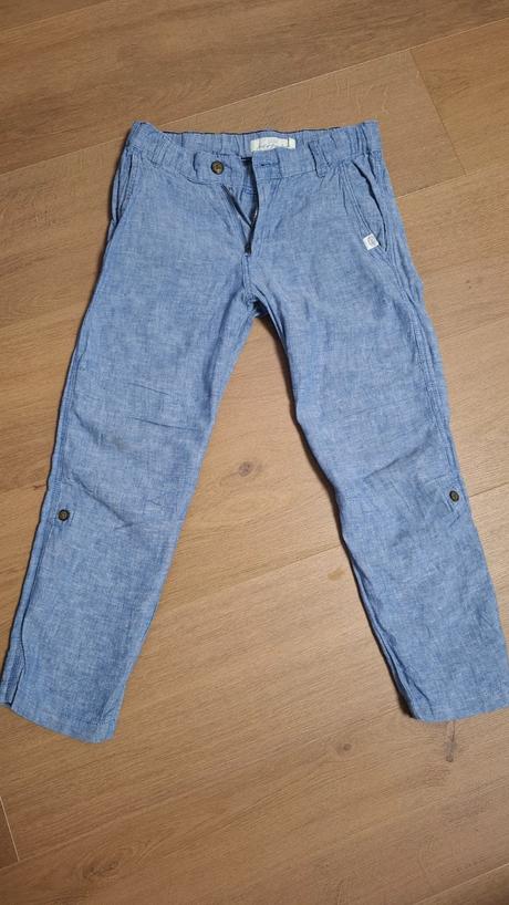 Lanove nohavice h&m, h&m,128