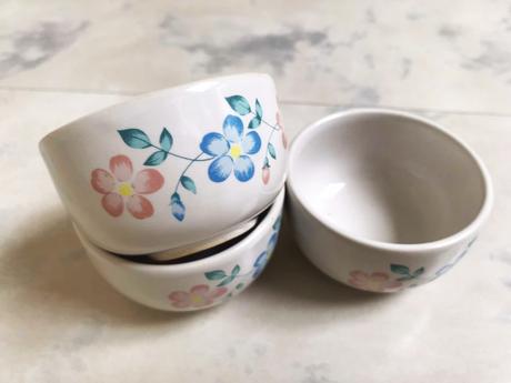 Mini porcelánové mištičky 3 ks, 