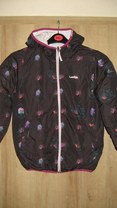 Obojstaranna bunda na lyžovanie - super stav, decathlon,146
