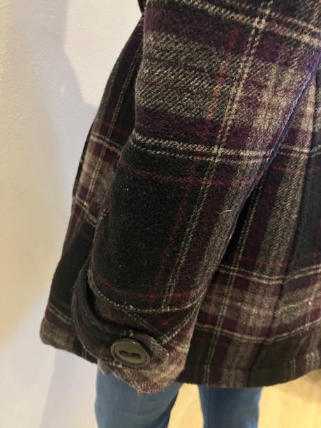 Dámsky kabát károvaný (38/40), colours of the world,m