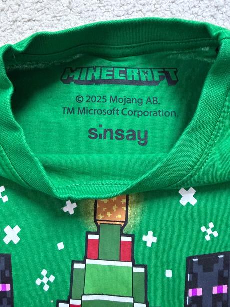 Tricko minecraft - 116/122 - nenosene, sinsay,116 / 122