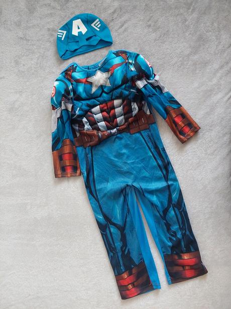 Kapitán amerika karnevalový kostým veľ.104,