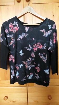 F&f nadherna vzdusna motylikova tunika/bluzka m, f&f,m