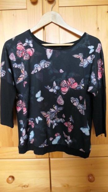 F&f nadherna vzdusna motylikova tunika/bluzka m, f&f,m