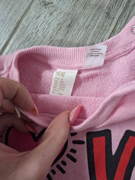 Teplákové šaty, h&m,74