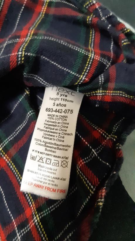 Flanelove saty, next,110