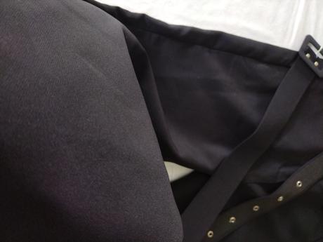 Čierne elegantné nohavice 2, l