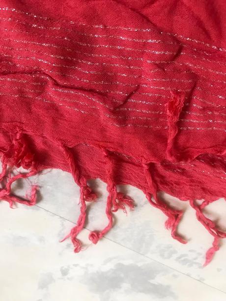 Indická šatka na krk, xl