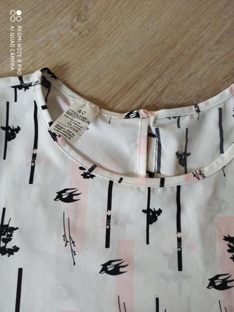 Dámske tričko s viazanim, 40